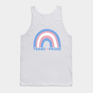 Trans & Proud - Trans Flag Rainbow Design Tank Top